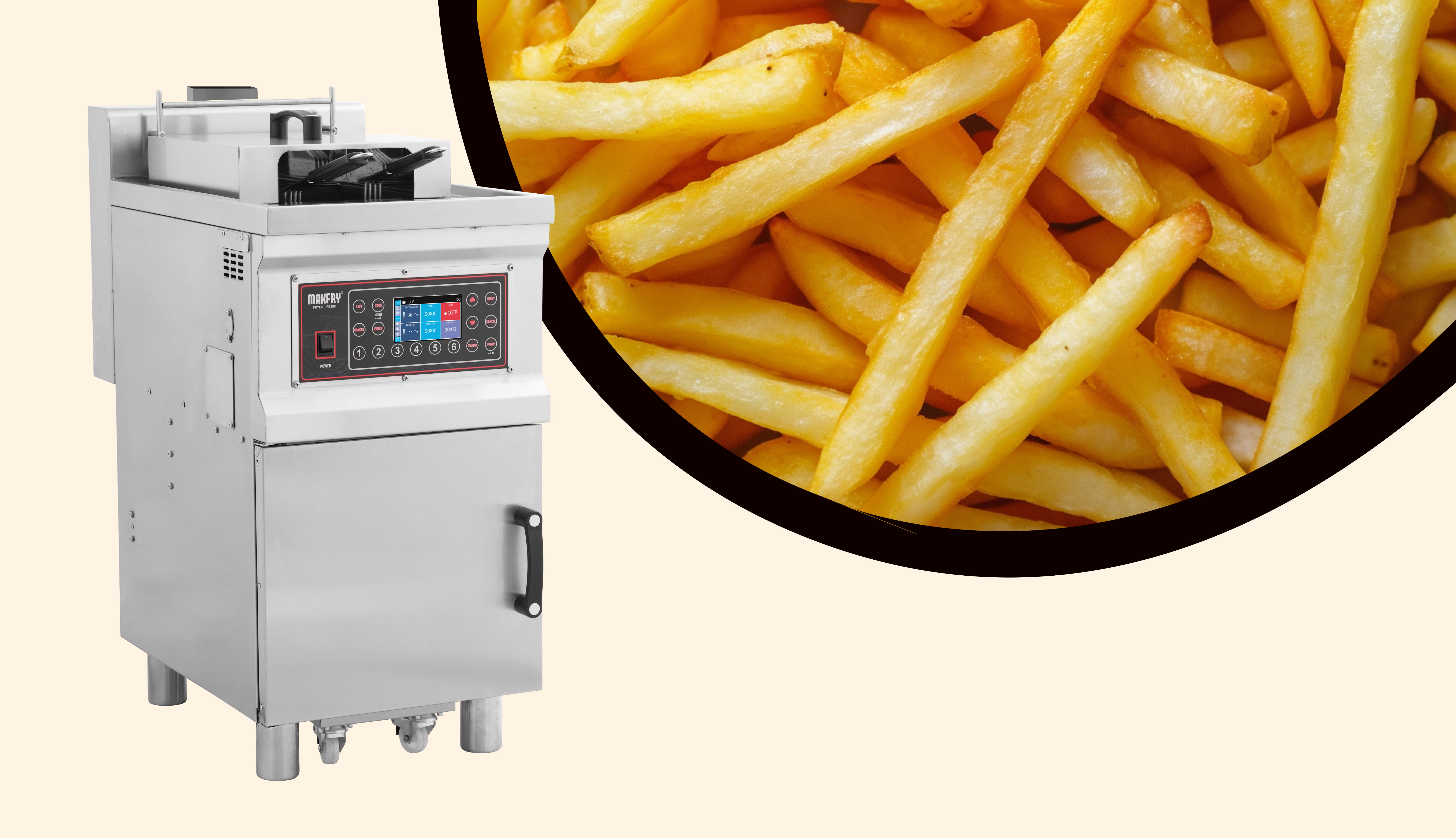 Gazlı Açık Fritöz